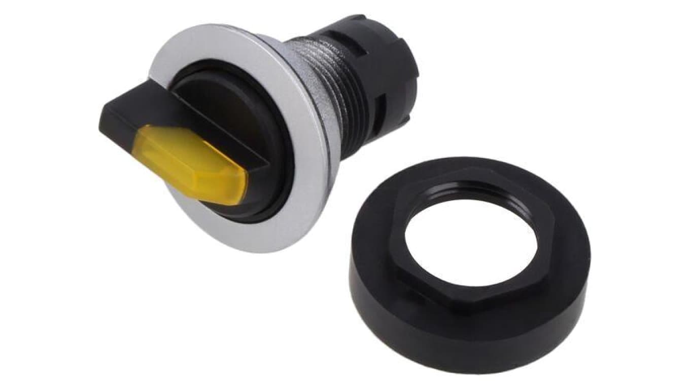 Przełącznik obrotowy zależny od oprawy Ilość Pozycji Stabilnych: 2 IP65 22mm RRJWAL_GB