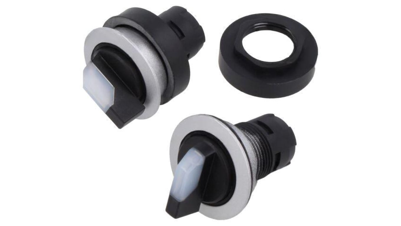 Przełącznik obrotowy zależny od oprawy Ilość Pozycji Stabilnych: 2 IP65 22mm RRJWAL_KL