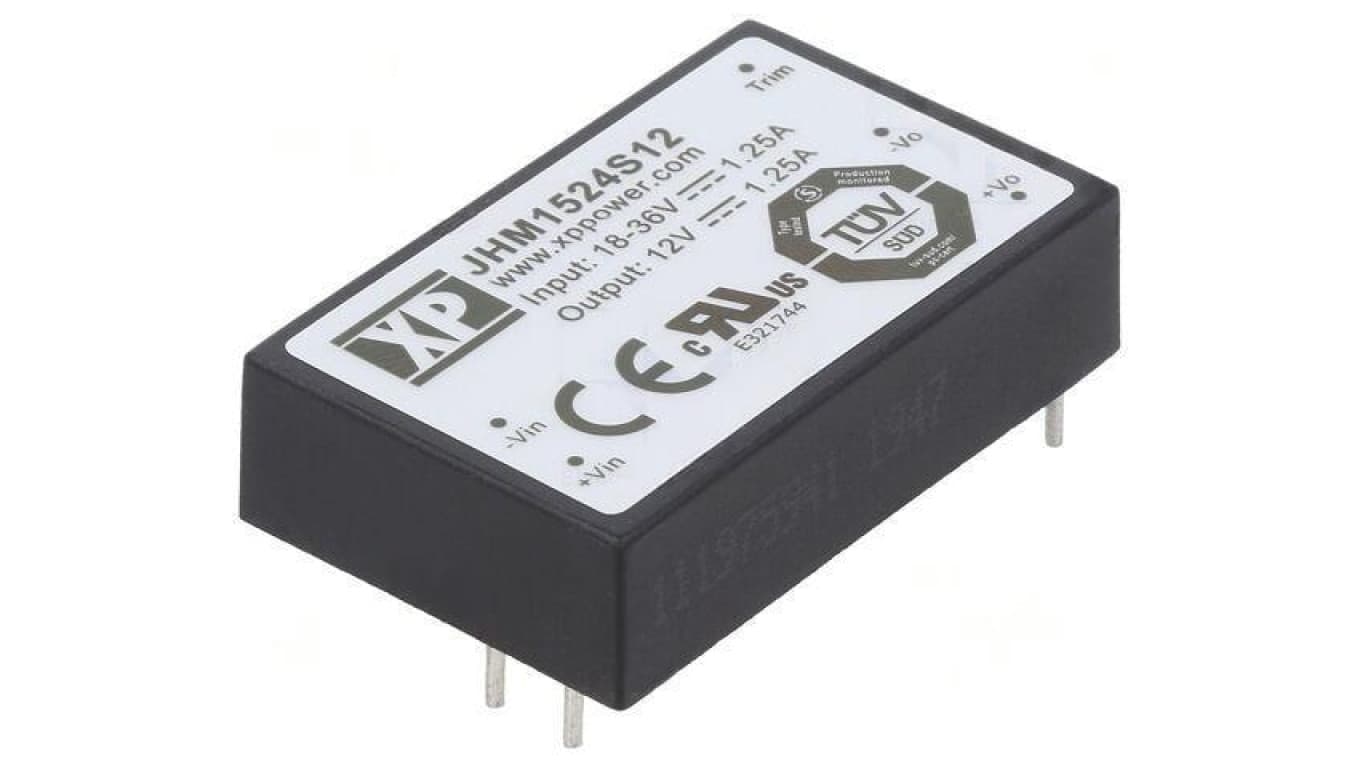 Przetwornica DC/DC 15W 18-36VDC / 12VDC 1,25A JHM1524S12