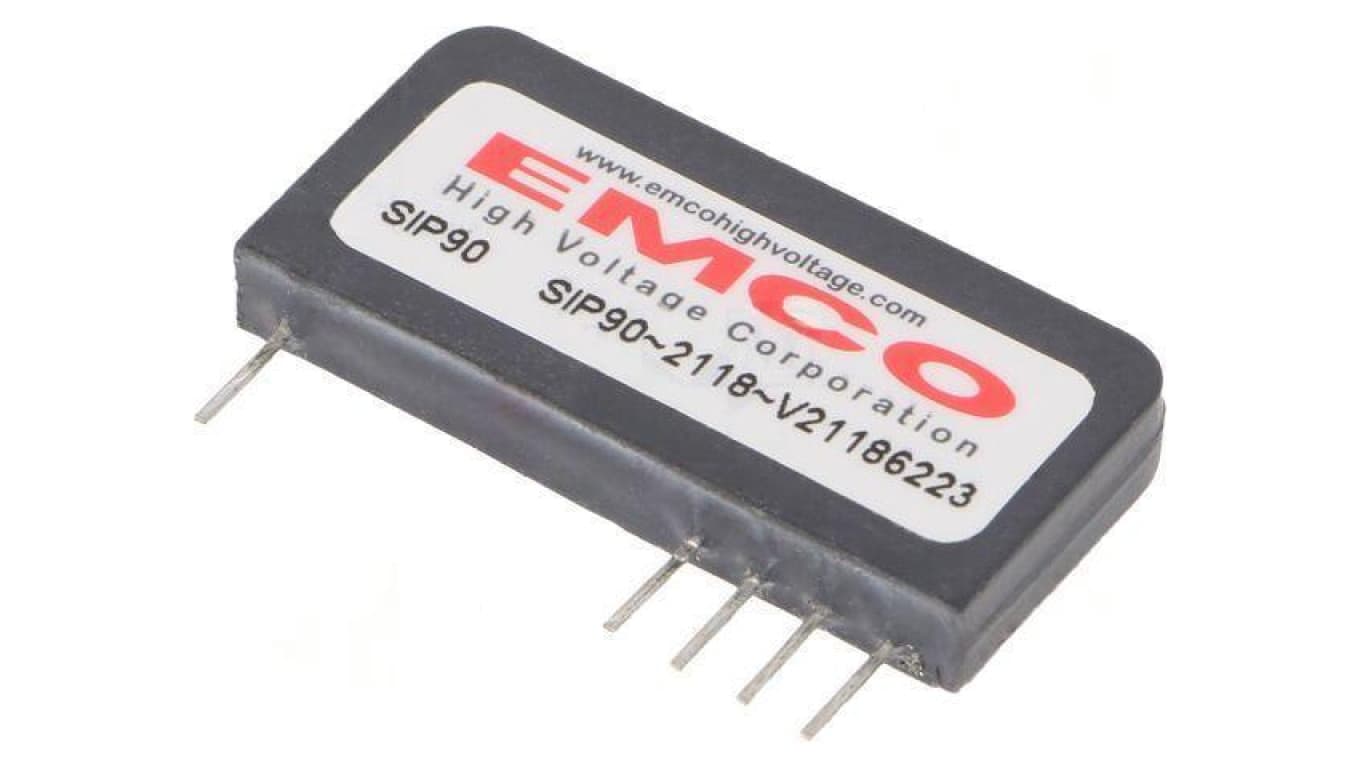 Przetwornica DC/DC 3-6,7VDC / 25-90VDC 1mA THT SIP90