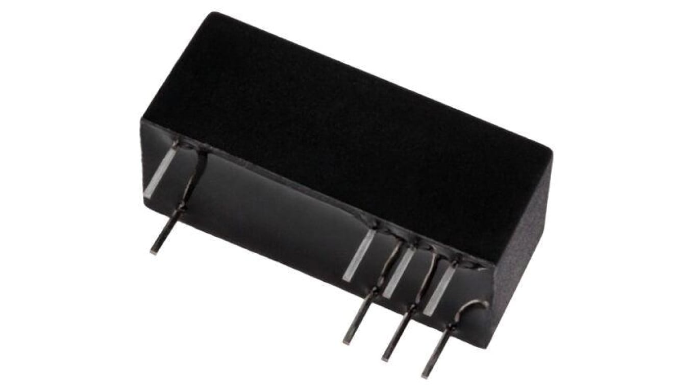 Przetwornica DC/DC, 0,5W, Uwej: 21,6...26,4 VDC, Uwyj: 9 VDC SRS-2409