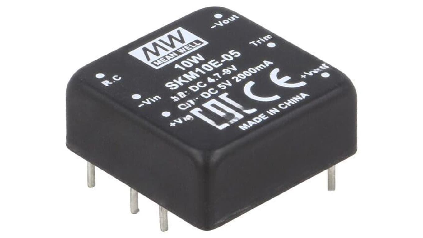Przetwornica DC/DC, 10W, Uwej: 4,7...9 VDC, Uwyj: 5 VDC, Iwyj: 2000mA SKM10E-05