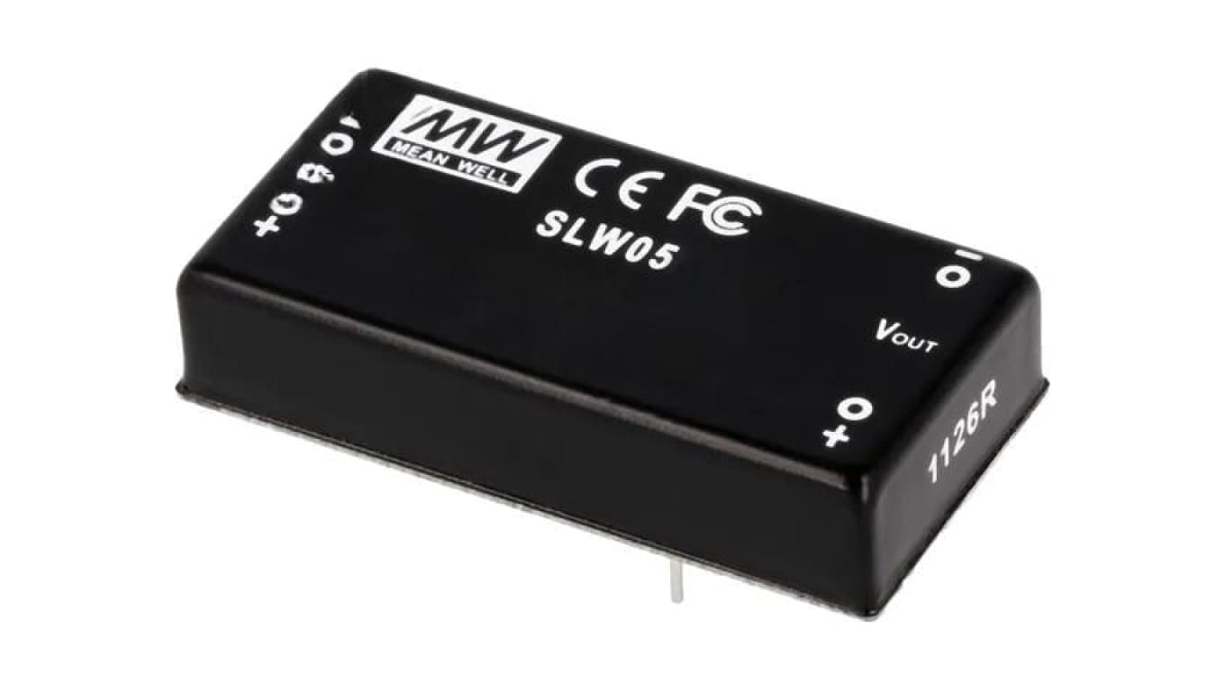 Przetwornica DC/DC, 5W, Uwej: 9...18 VDC, Uwyj: 15 VDC, Iwyj: 333,33mA SLW05A-15