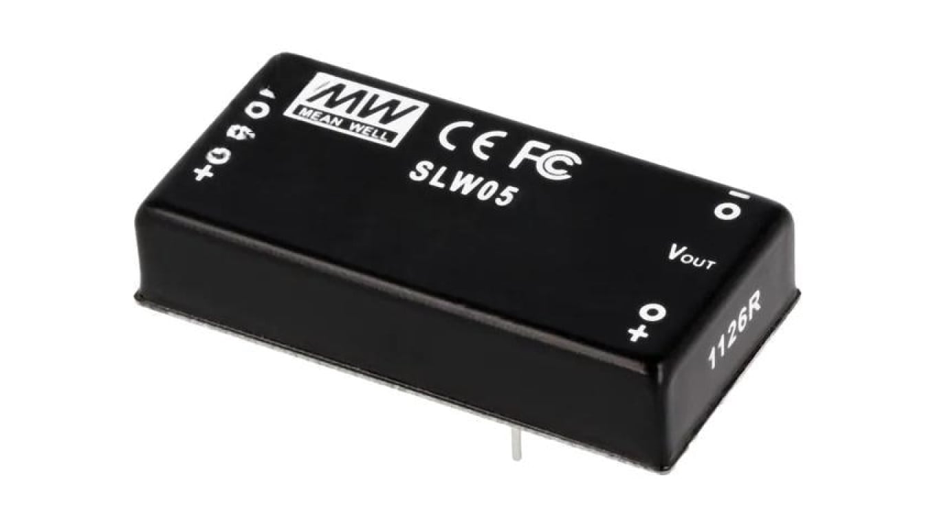Przetwornica DC/DC, 5W, Uwej: 9...18 VDC, Uwyj: 15 VDC, Iwyj: 333,33mA SLW05A-15