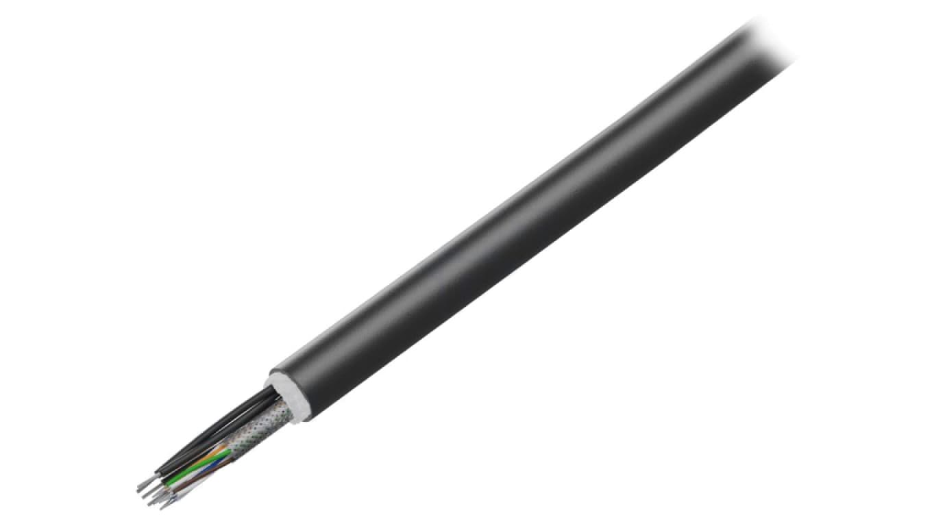 Przewód Ethernet Cat 6 Cu 4x1,5 + 4x2x28AWG PUR 20m czarny 9456000332