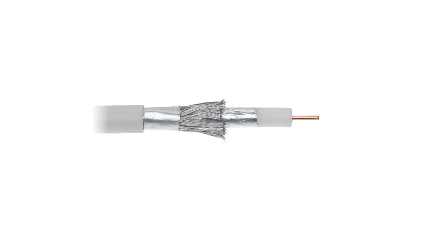 Przewód koncentryczny antenowy RG-6 Tri-Shield 1,02Cu Digitsat Premium 77 ekranowania oplotem 08953 /500m/