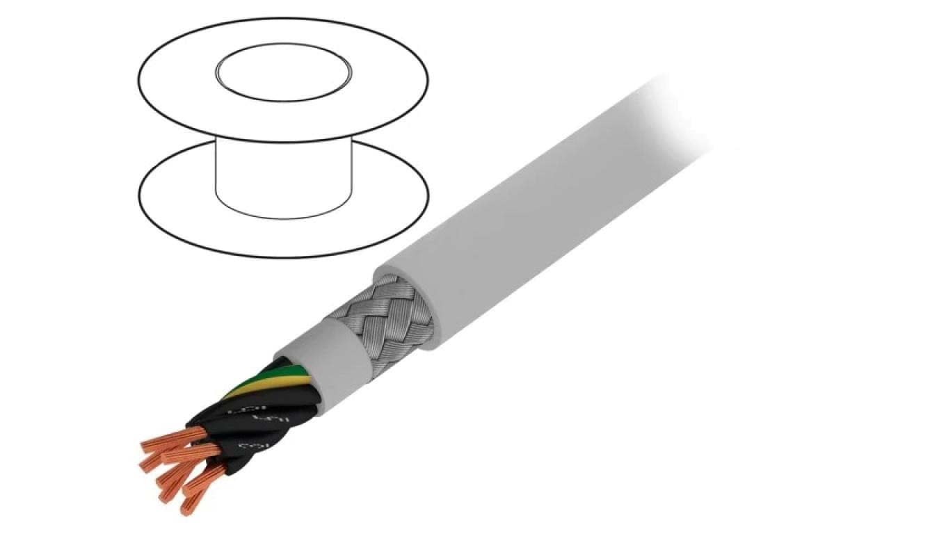 Przewód na rolce 100m Pro-Met 7G0,5mm2 PVC ciemnoszary 300V/500V 470075CY GE033