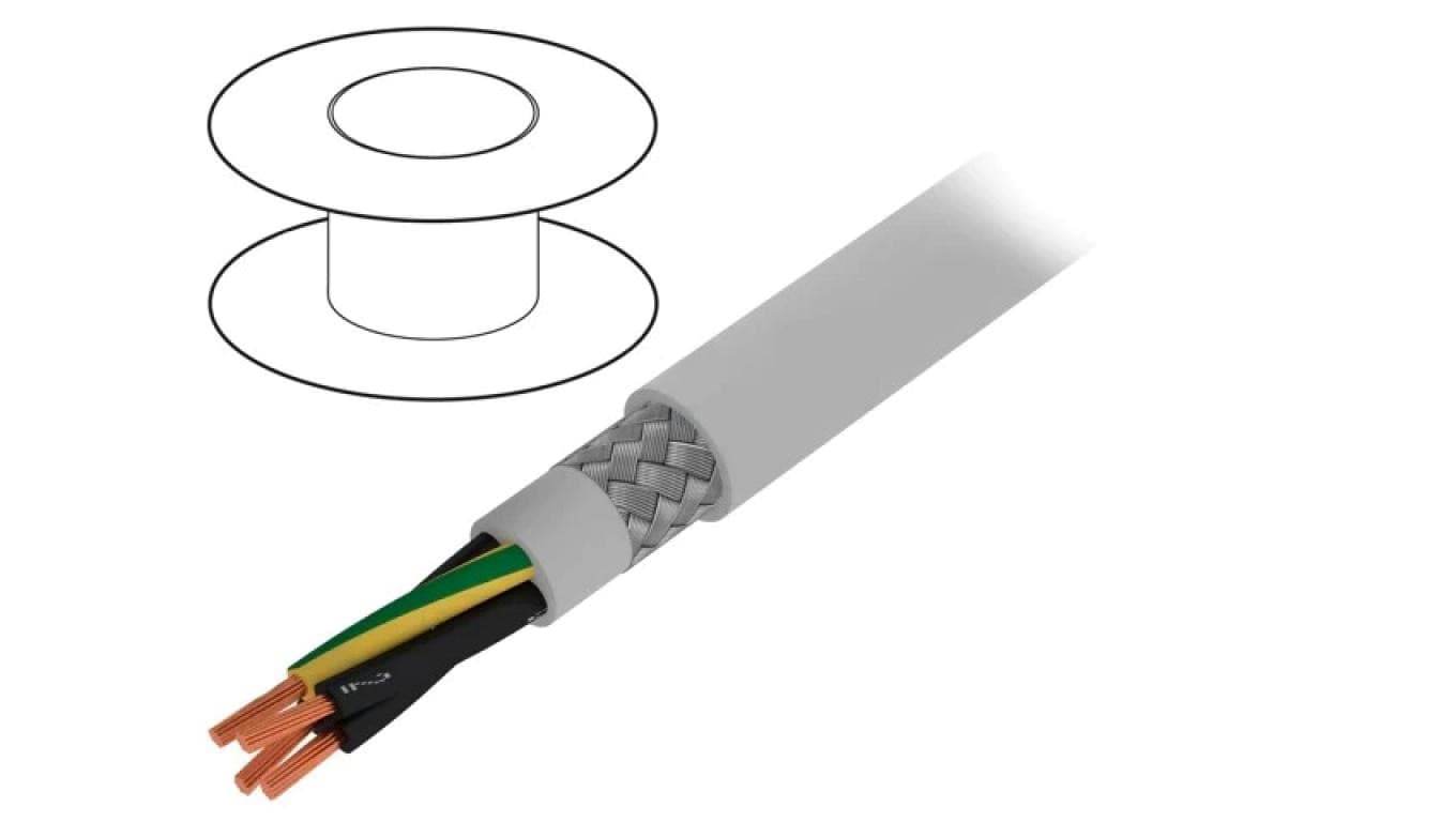 Przewód na rolce 50m Pro-Met 4G1mm2 PVC ciemnoszary 300V/500V 470041CY GE321