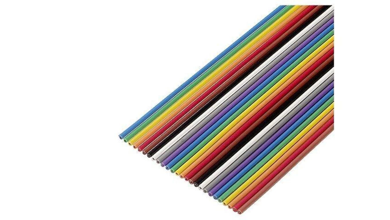 Przewód o dł 30,5m wstążkowy 50x26AWG 1,27mm linka Cu nieekranowany PVC 3811/50 (100FT)