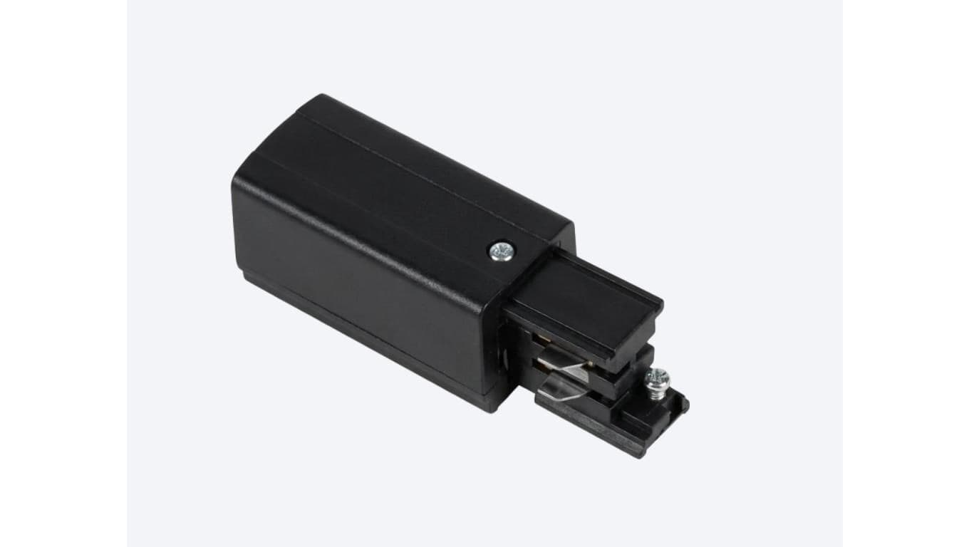 Przyłącze prądowe do szynoprzewodu LUMICANTO POWERTRACK prawe czarne PRIME 221291
