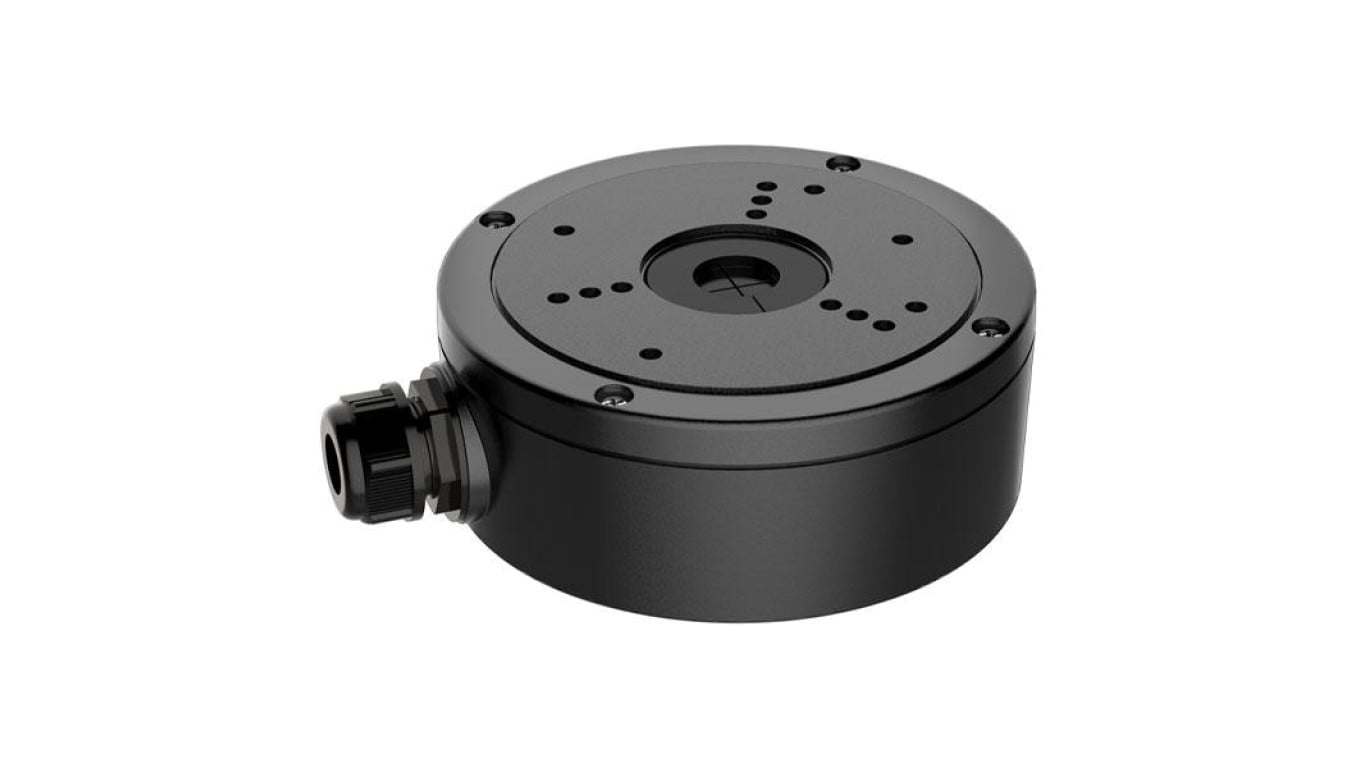 Puszka montażowa. materiał: stop aluminium. kolor: czarny. wymiary: 137 x 53.4x 164.8mm. waga: 527g