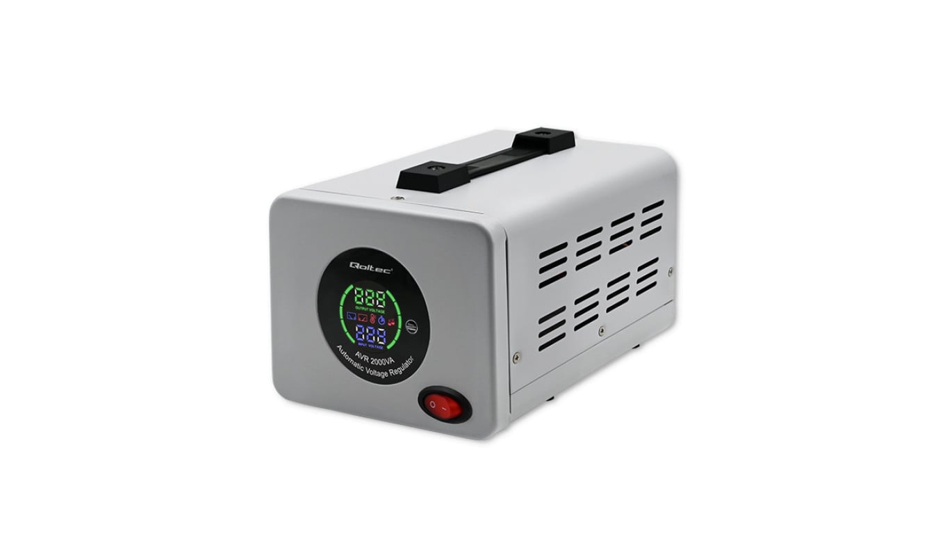 Qoltec Automatyczny stabilizator napięcia AVR 2000VA