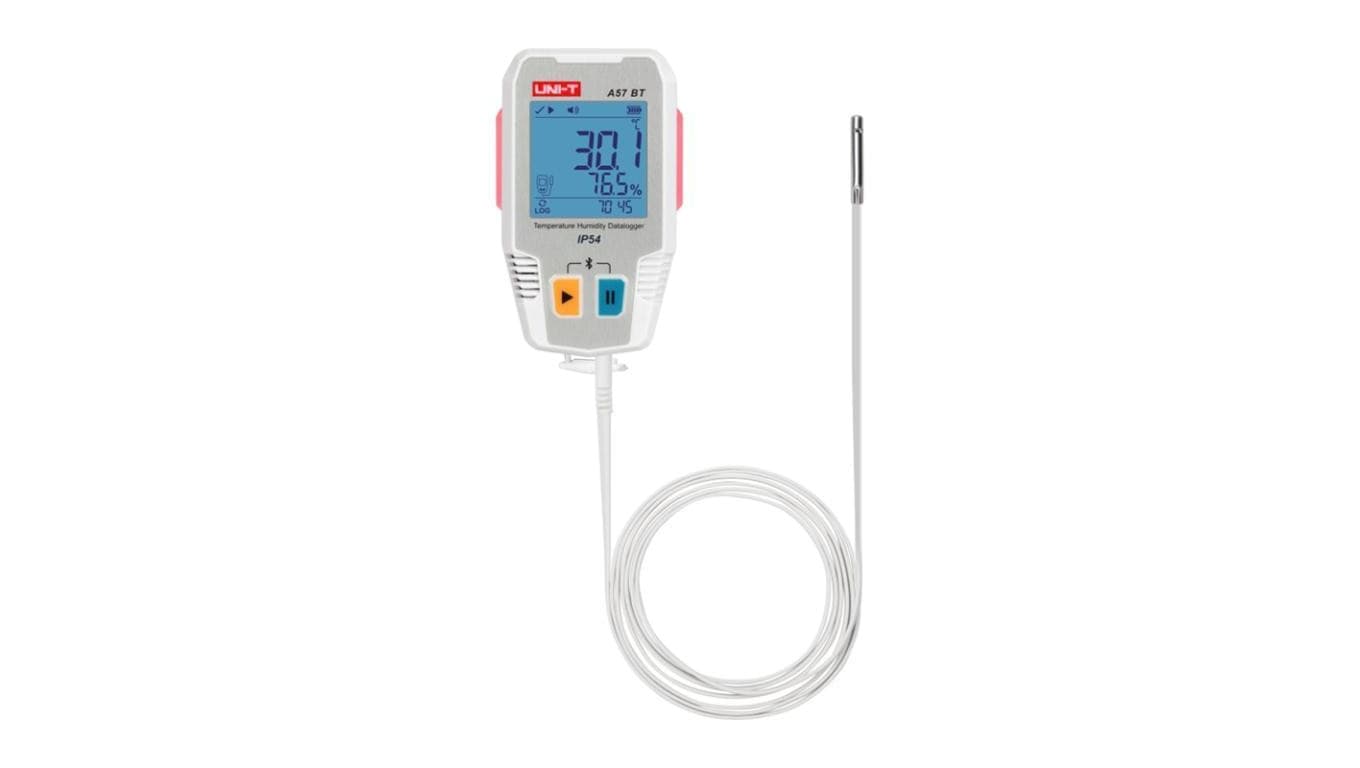 Rejestrator parametrów otoczenia temperatury i wilgotności Uni-T UT-A57 BT z Bluetooth