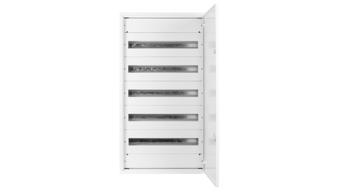 Rozdzielnica natynkowa metalowa 5x24 modułów IP30 (400V AC) 985x545x130mm drzwi pełne NEKU