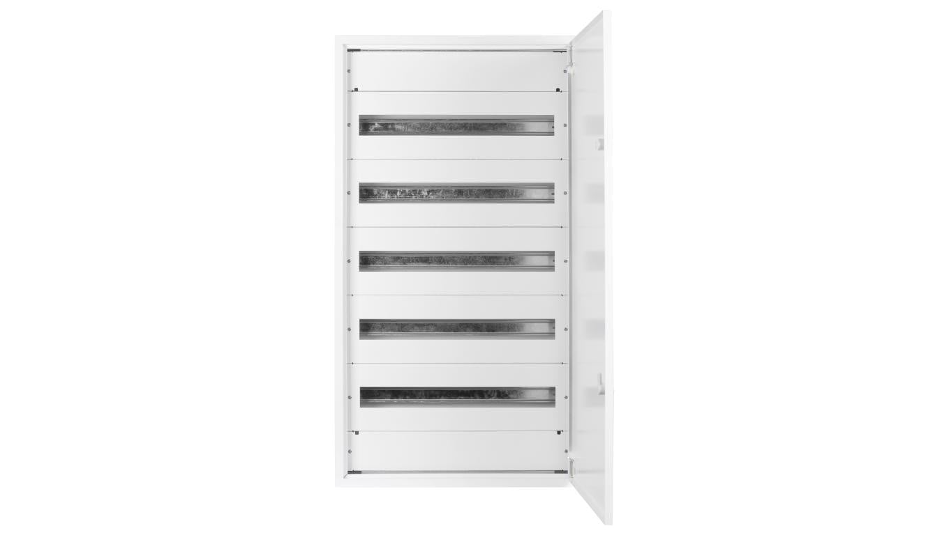 Rozdzielnica natynkowa metalowa 5x24 modułów IP30 (400V AC) 985x545x130mm drzwi pełne NEKU