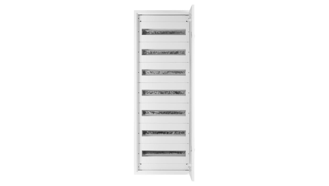 Rozdzielnica natynkowa metalowa 7x18 modułów IP30 (400V AC) 1205x435x130mm drzwi pełne NEKU