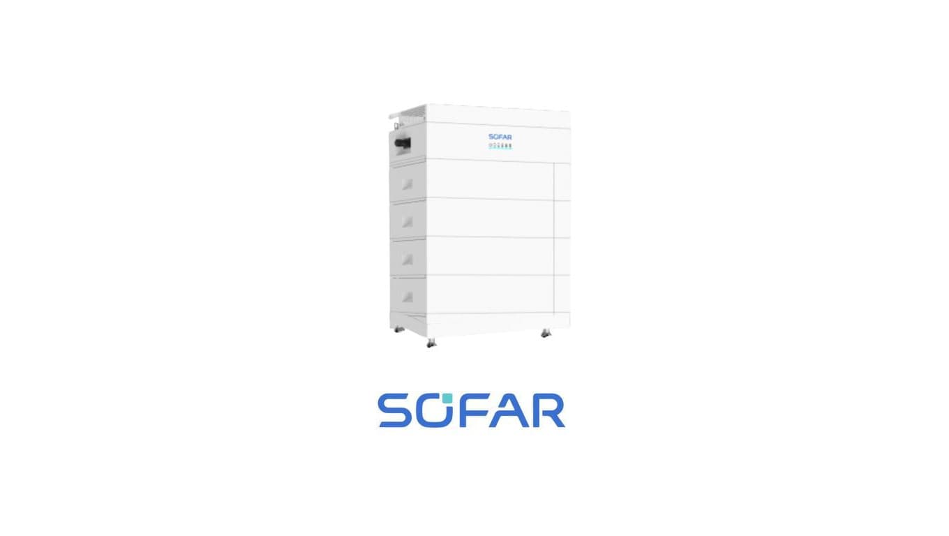 SOFAR Zestaw CBS5000-H4 20.48kWh + moduł sterujący + podstawa (wysokonapięciowy)