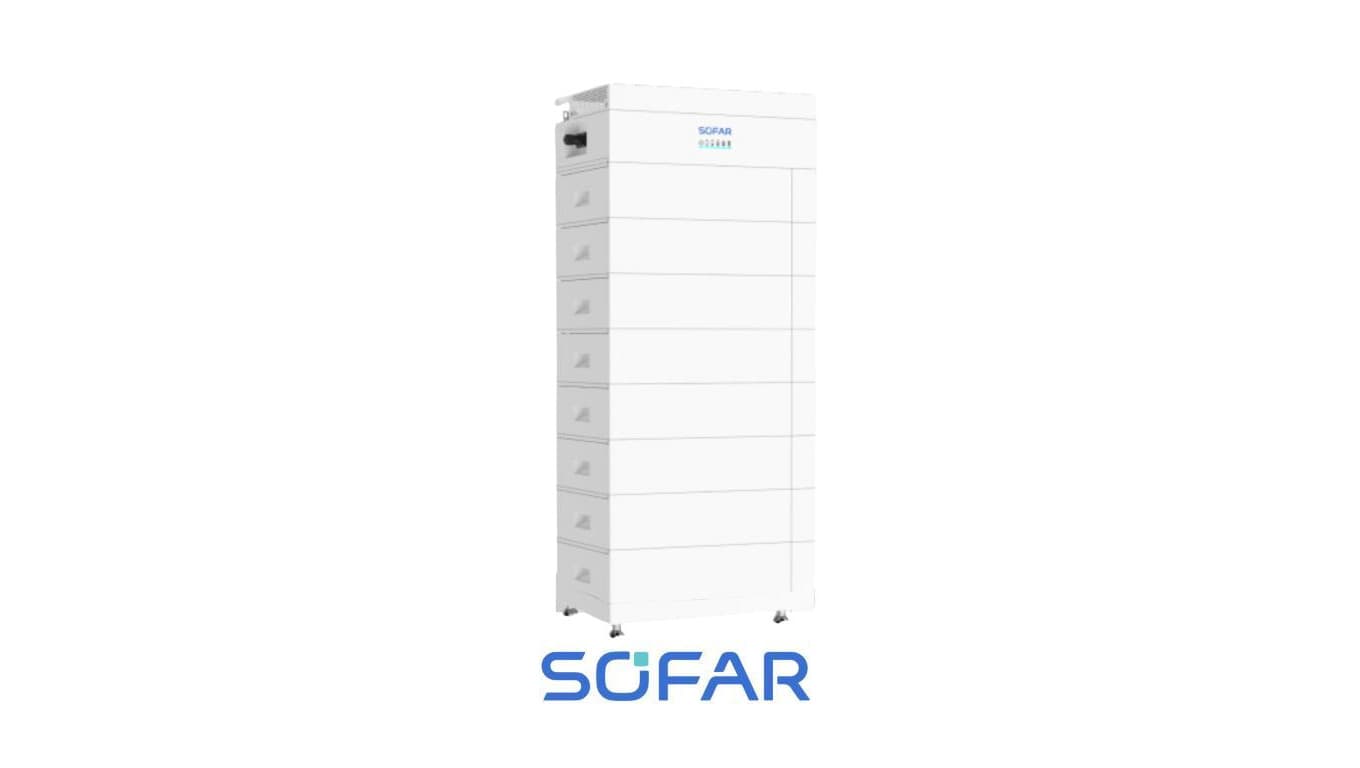 SOFAR Zestaw CBS5000-H8 40.96kWh + moduł sterujący + podstawa (wysokonapięciowy)