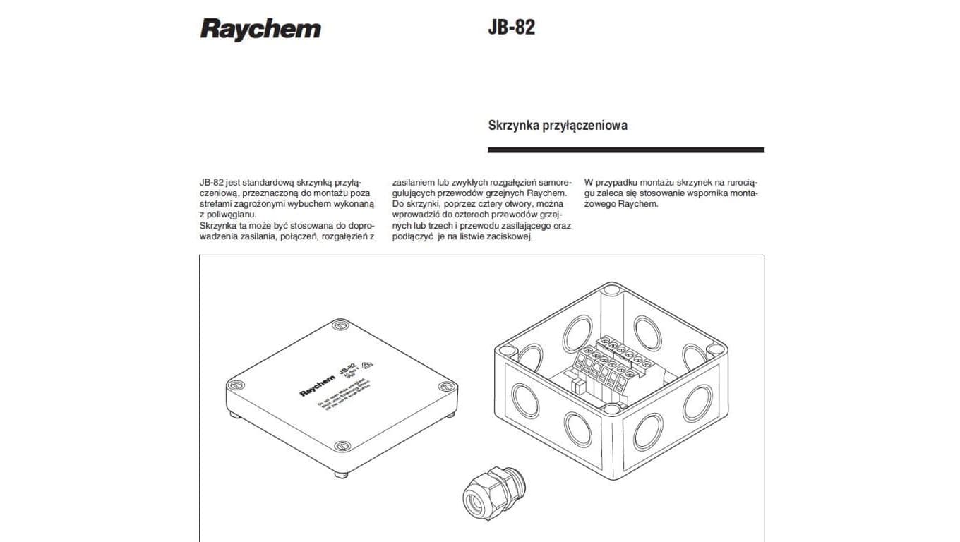 Skrzynka przyłączeniowa Raychem JB-82 wraz z 4xM20/M25 (strefy niezagrożone wybuchem) - PRZEMYSŁ