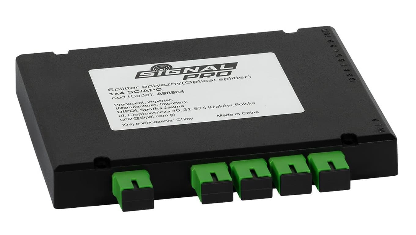 Splitter optyczny 1x4 SC/APC Signal PROfessional