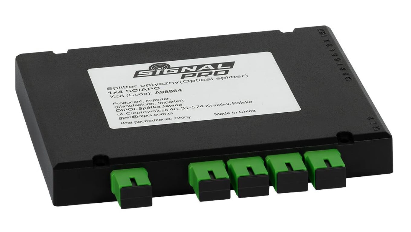Splitter optyczny 1x4 SC/APC Signal PROfessional