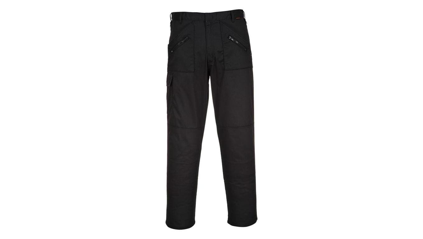 Spodnie ochronne do pasa, czarne, bojówki s887bks short 32