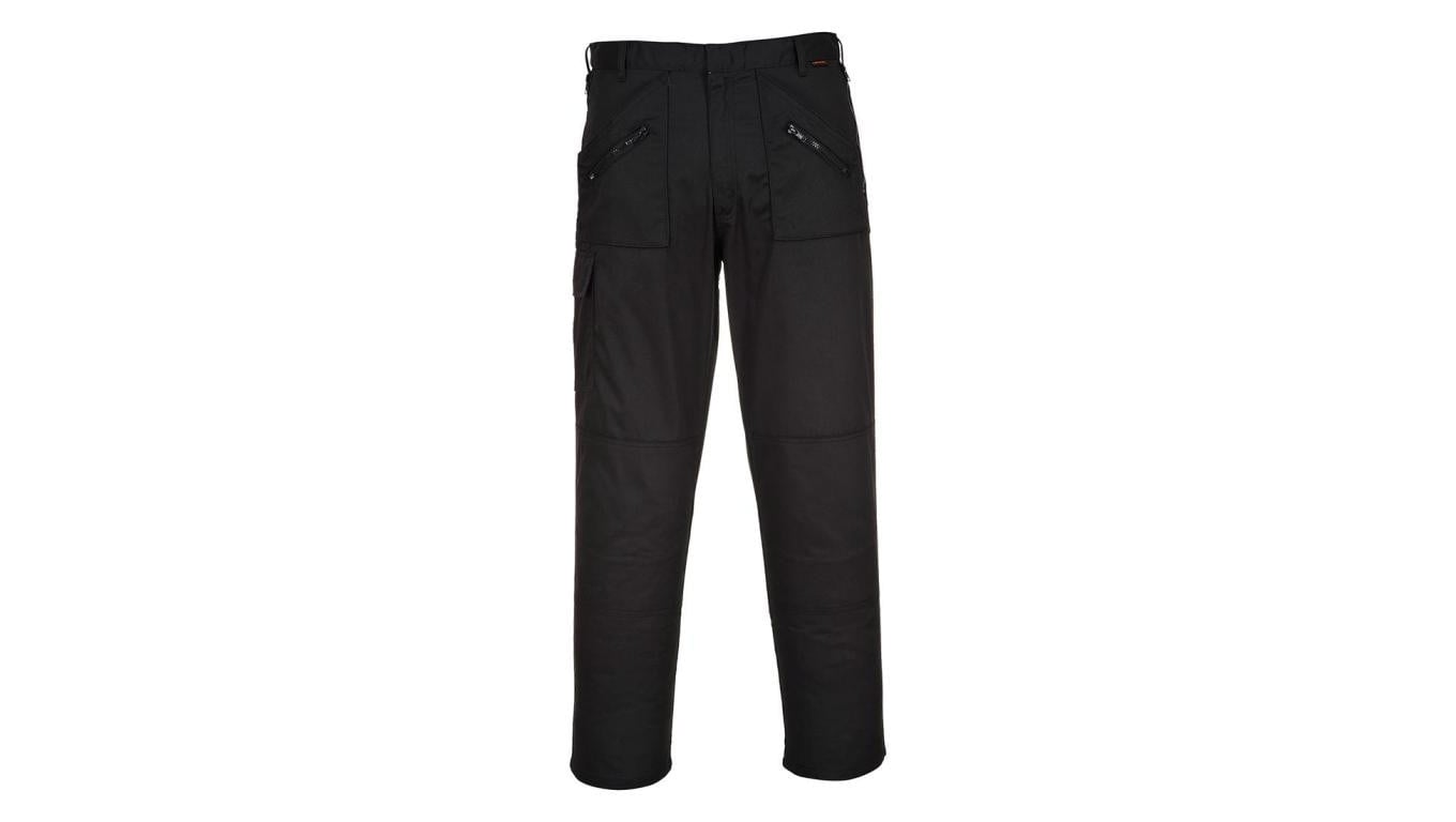 Spodnie ochronne do pasa, czarne, bojówki s887bks short 32