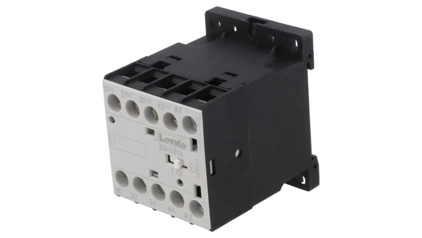 Stycznik 4-biegunowy NC + NO x3 24VAC 6A na szynę DIN 11BG0031A024
