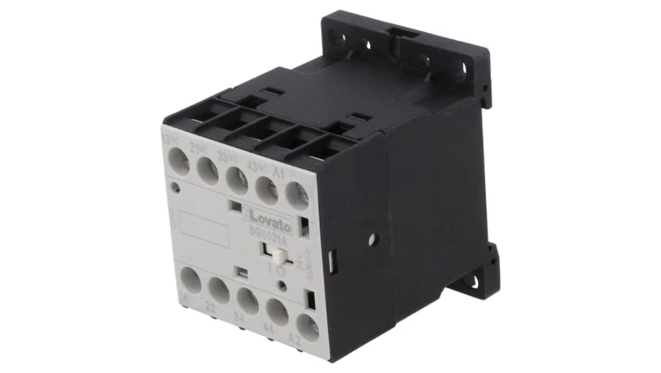 Stycznik 4-biegunowy NC + NO x3 24VAC 6A na szynę DIN 11BG0031A024
