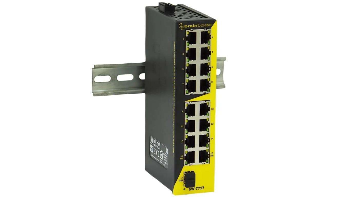 Switch Ethernet, (niezarządzalny), liczba portów: 16, 5÷30VDC SW-7717