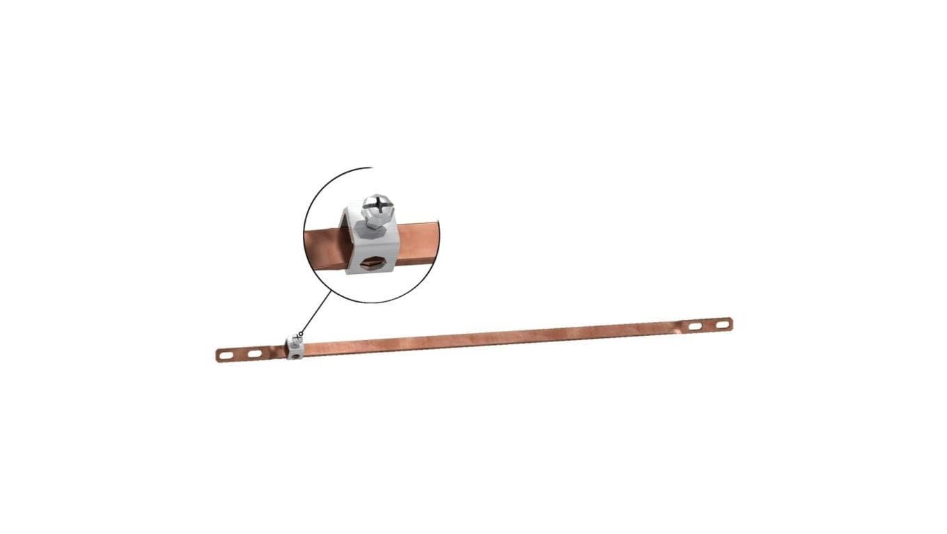 Szyna uziemiająca o przekroju 12x3mm - 04201 Schneider Electric