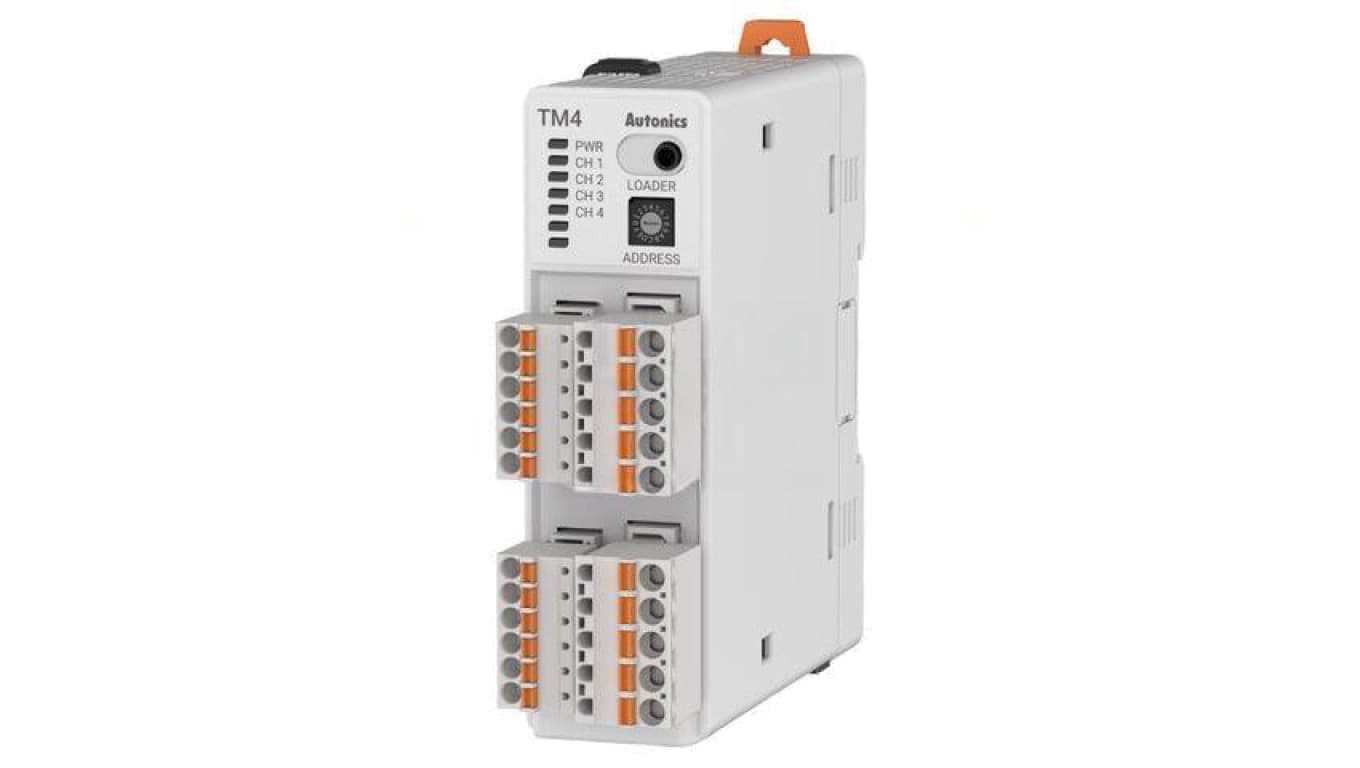 Moduł regulator czterokanałowy temperatury wyjścia przekaźniki TM TM4-N2RE