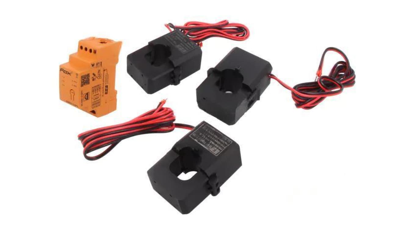 Monitor energii elektrycznej, na szynę DIN, IP20, -20÷50C, 100A WI-MEF-3-OPT-100