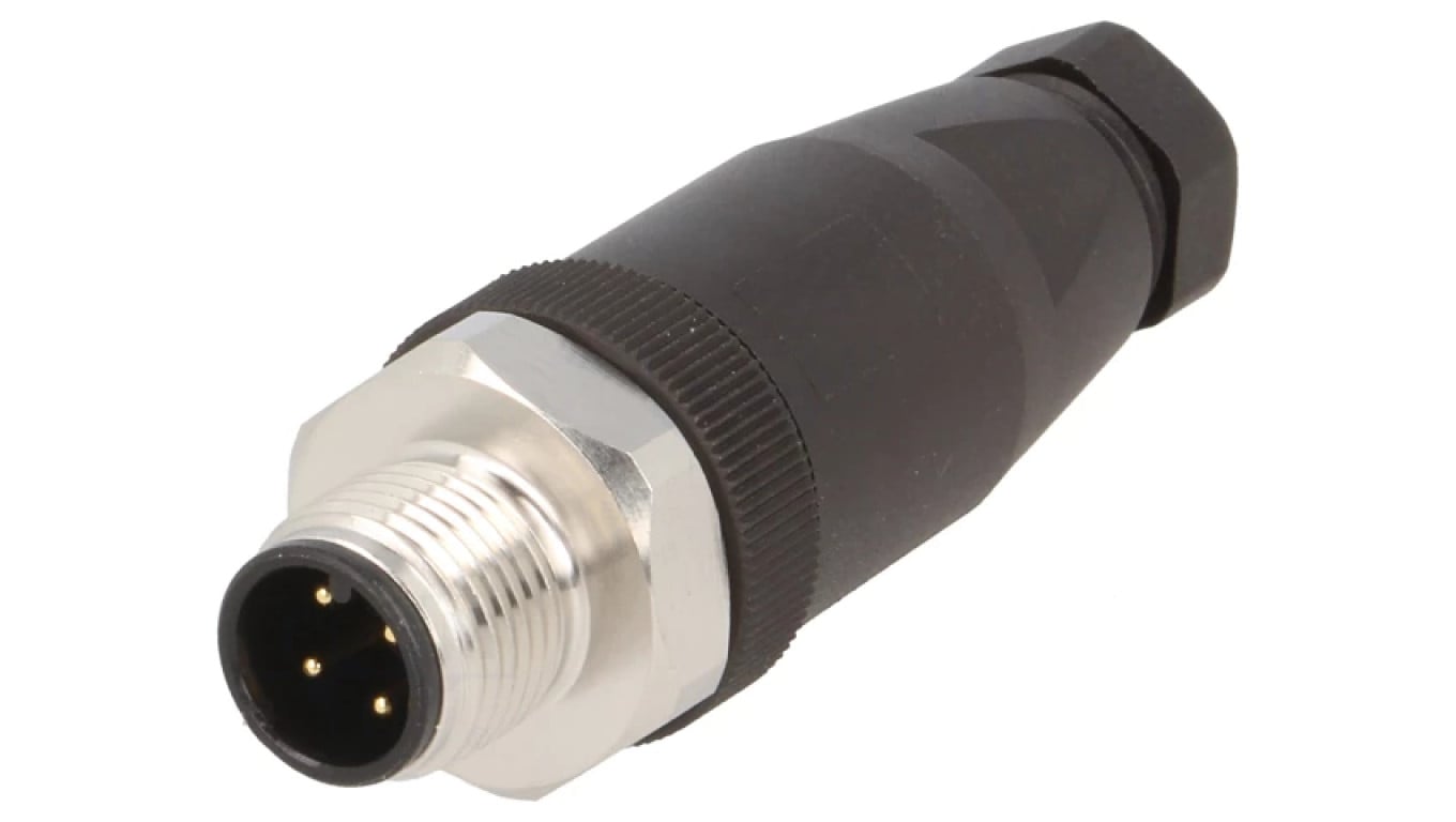 Wtyk męski M12 4-PIN na przewód SSTGH040VASFPKG