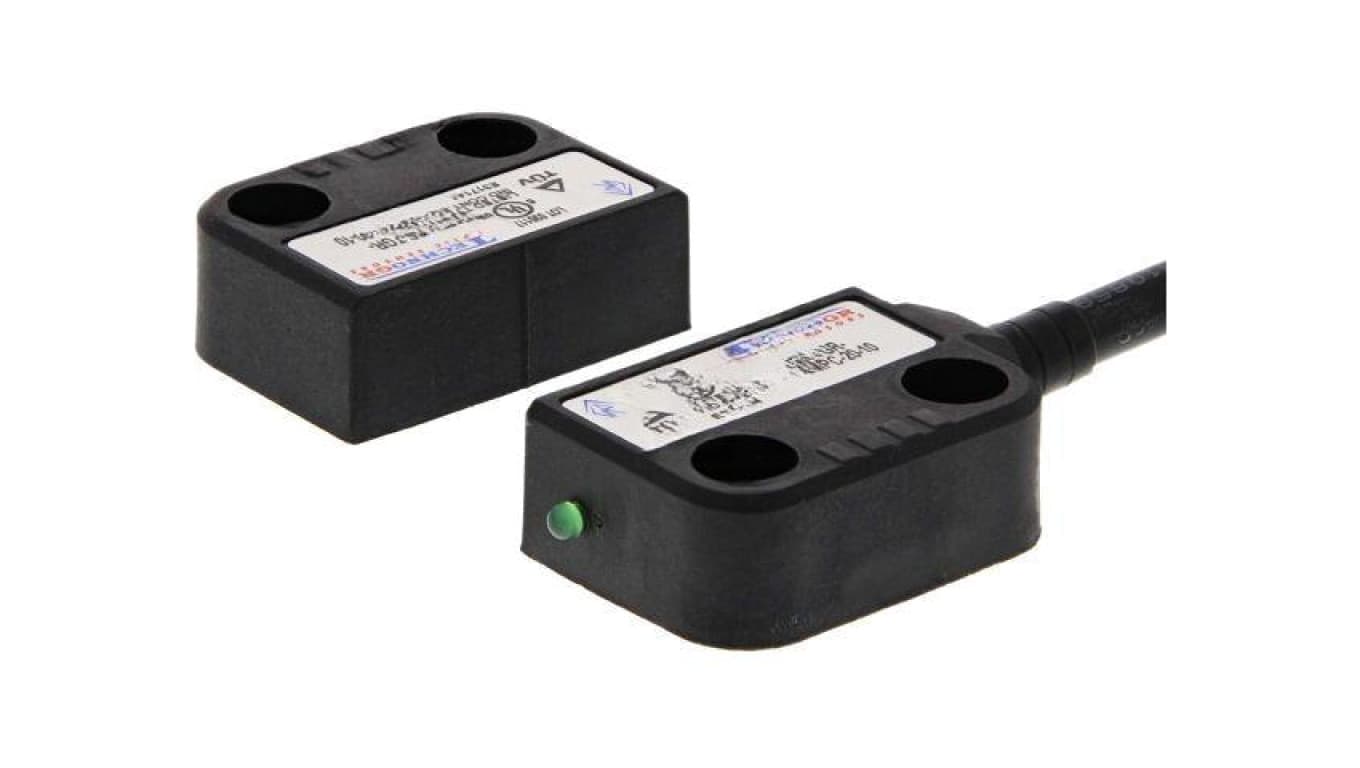 Wyłącznik bezpieczeństwa magnetyczny, max. 200mA, przewody, plastik, IP67 F3S-TGR-NMPC-21-02