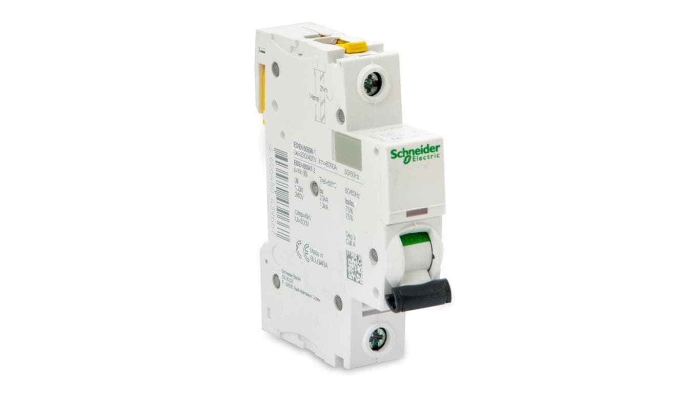 Wyłącznik nadprądowy 1P, 16A, Char. B, A9F93116 Schneider
