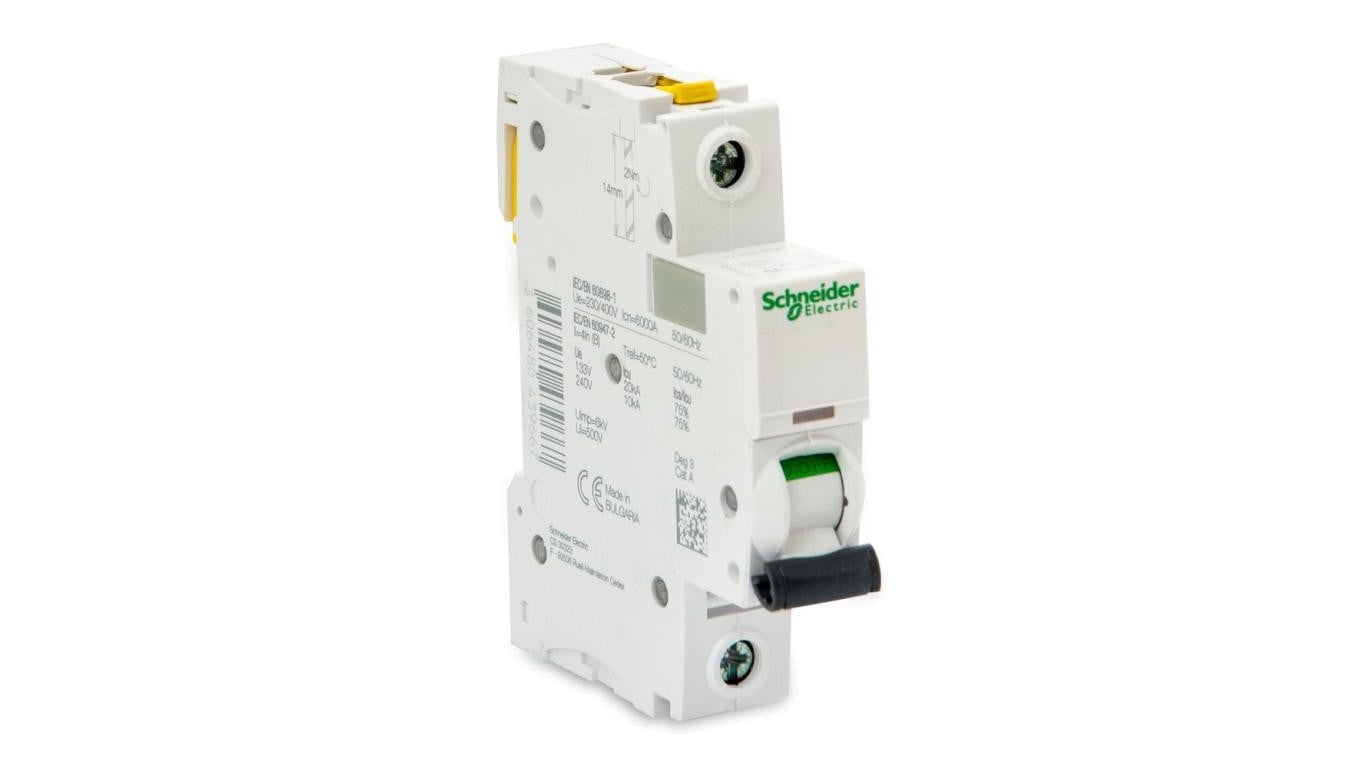 Wyłącznik nadprądowy 1P, 16A, Char. B, A9F93116 Schneider