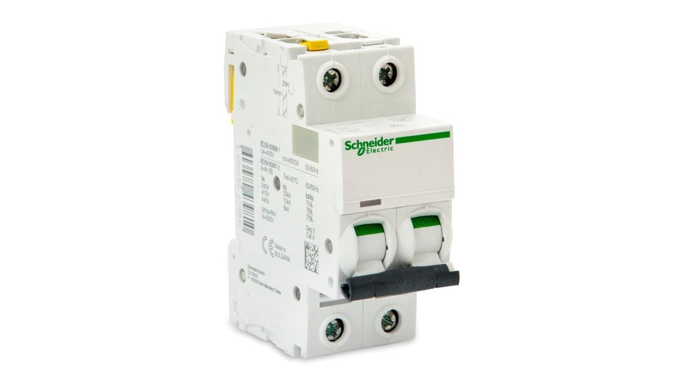 Wyłącznik nadprądowy 2P, 10A, Char. C A9F94210 Schneider