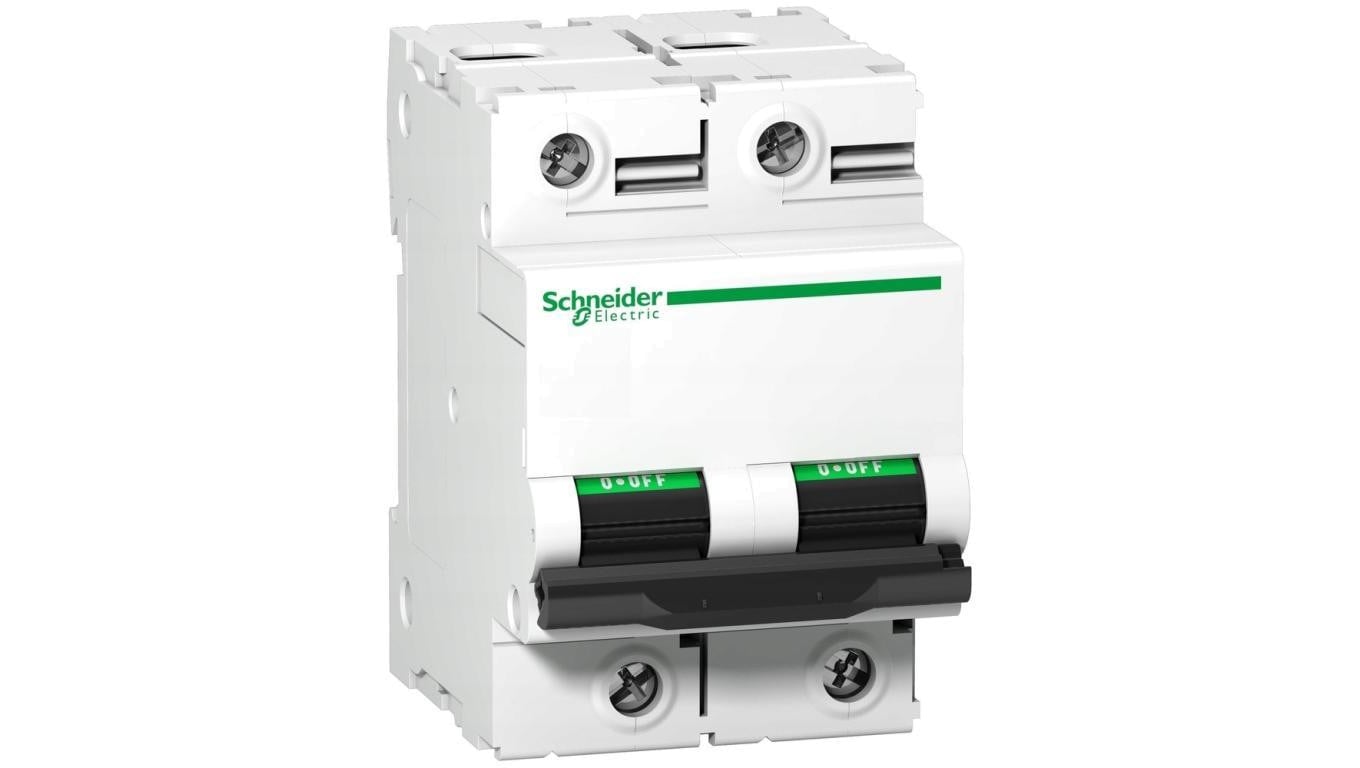 Wyłącznik nadprądowy Acti9 2P, 100A, B, A9N18346, Schneider