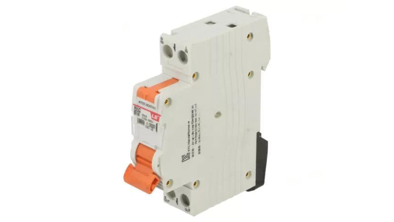 Wyłącznik różnicowonadprądowy 2P B 16A 30mA RCBO RKC 1P+N B16 30M