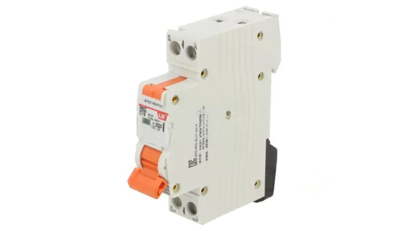 Wyłącznik różnicowonadprądowy 2P C 16A 30mA RCBO RKC 1P+N C16 30M