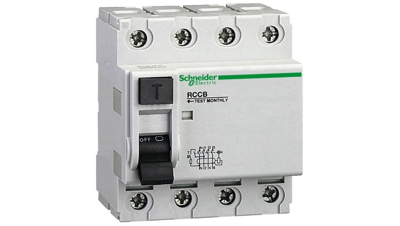Wyłącznik różnicowoprądowy 4P 63A 30mA, AC, 23047, Schneider