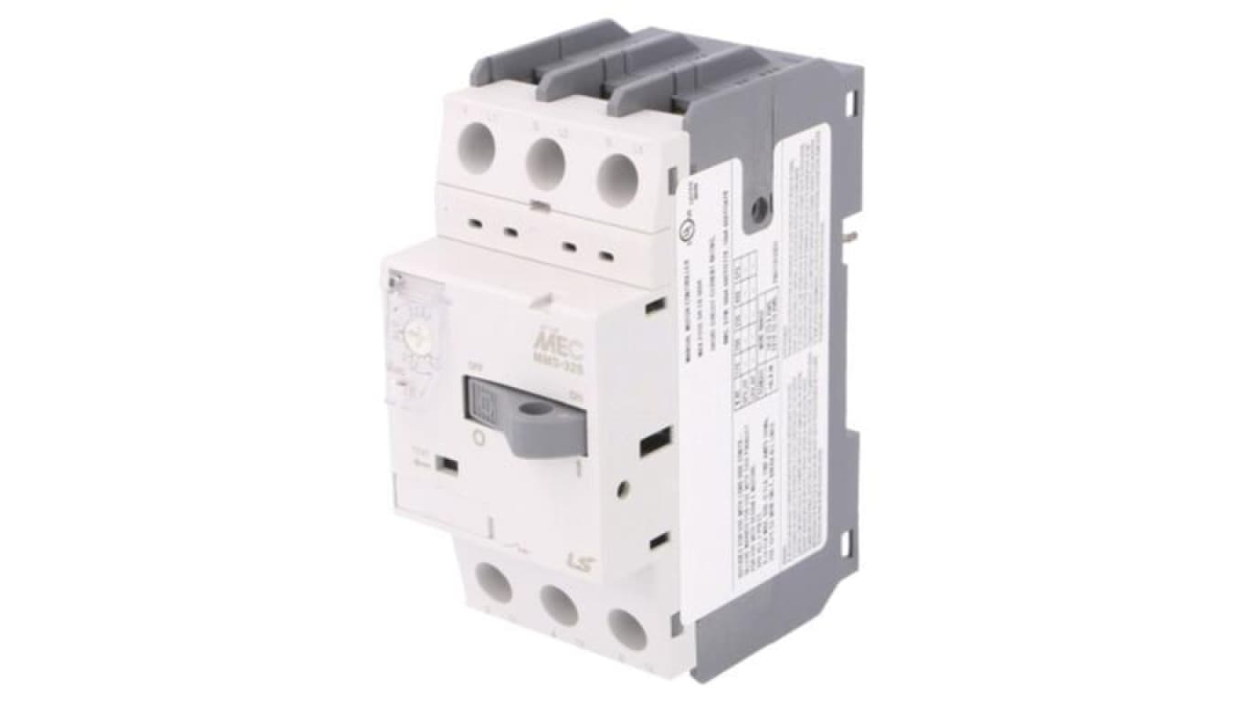 Wyłącznik silnikowy, 0,02kW, 220÷690VAC, na szynę DIN, Szczeloność: IP20 MMS-32S 0,16A