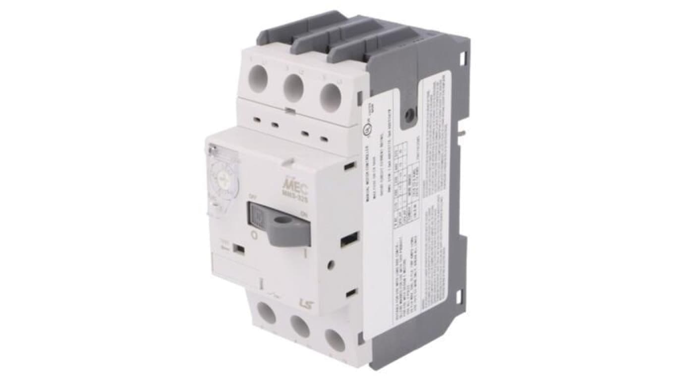 Wyłącznik silnikowy, 11kW, 220÷690VAC, na szynę DIN, Szczeloność: IP20 MMS-32S 26A