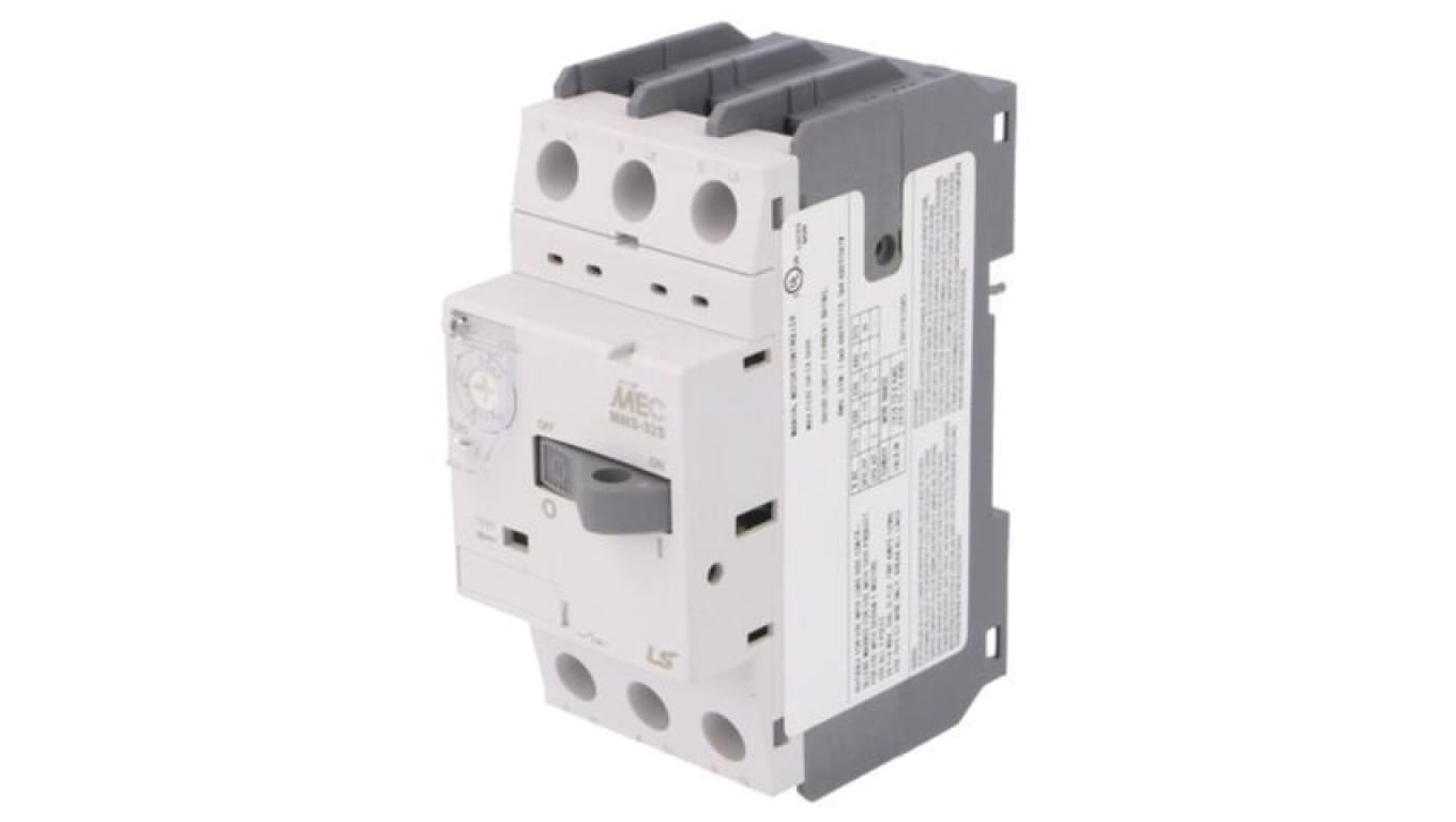 Wyłącznik silnikowy, 11kW, 220÷690VAC, na szynę DIN, Szczeloność: IP20 MMS-32S 26A