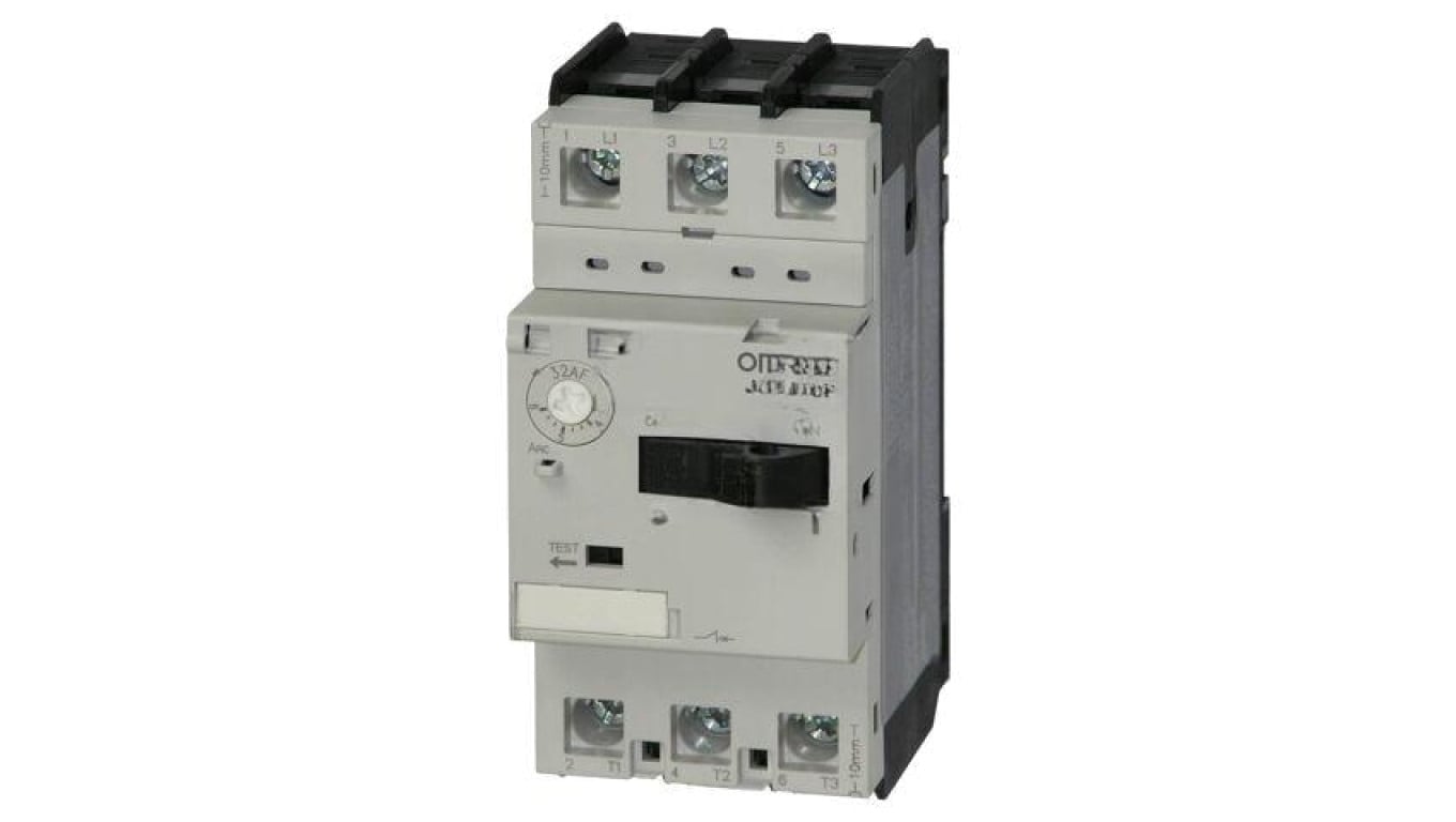 Wyłącznik silnikowy, na szynę DIN, 4kW, 200...440V AC, zaciski śrubowe, IP20 J7MN-3P-10