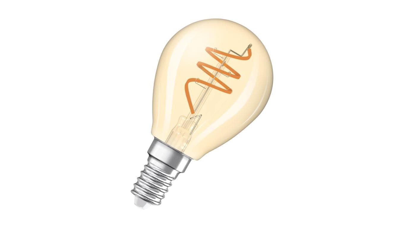 Żarówka LED OSRAM Dekoracyjna P46 Kulka E14 4.9W zamiennik 40W 470lm 2200K Ciepła CRI90 300 Klasa F 3 Lata Gwarancji