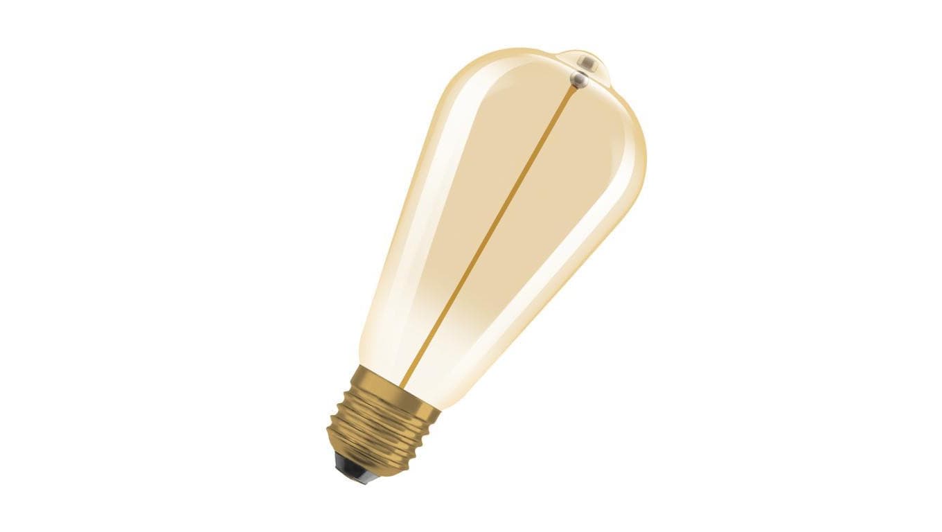 Żarówka LED OSRAM Dekoracyjna ST64 Edison E27 2.2W zamiennik 12W 120lm 2700K Ciepła 320 Filament Klasa G 3 Lata Gwarancji