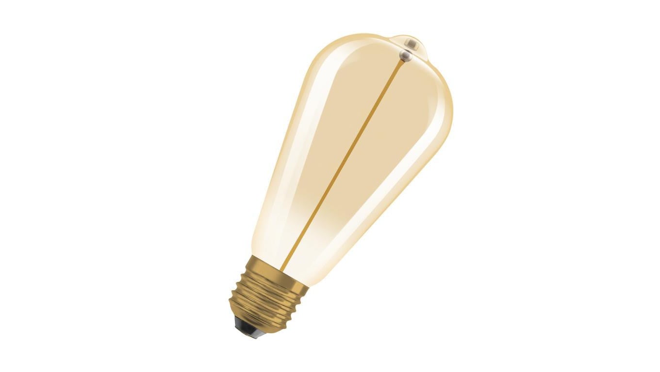 Żarówka LED OSRAM Dekoracyjna ST64 Edison E27 2.2W zamiennik 12W 120lm 2700K Ciepła 320 Filament Klasa G 3 Lata Gwarancji