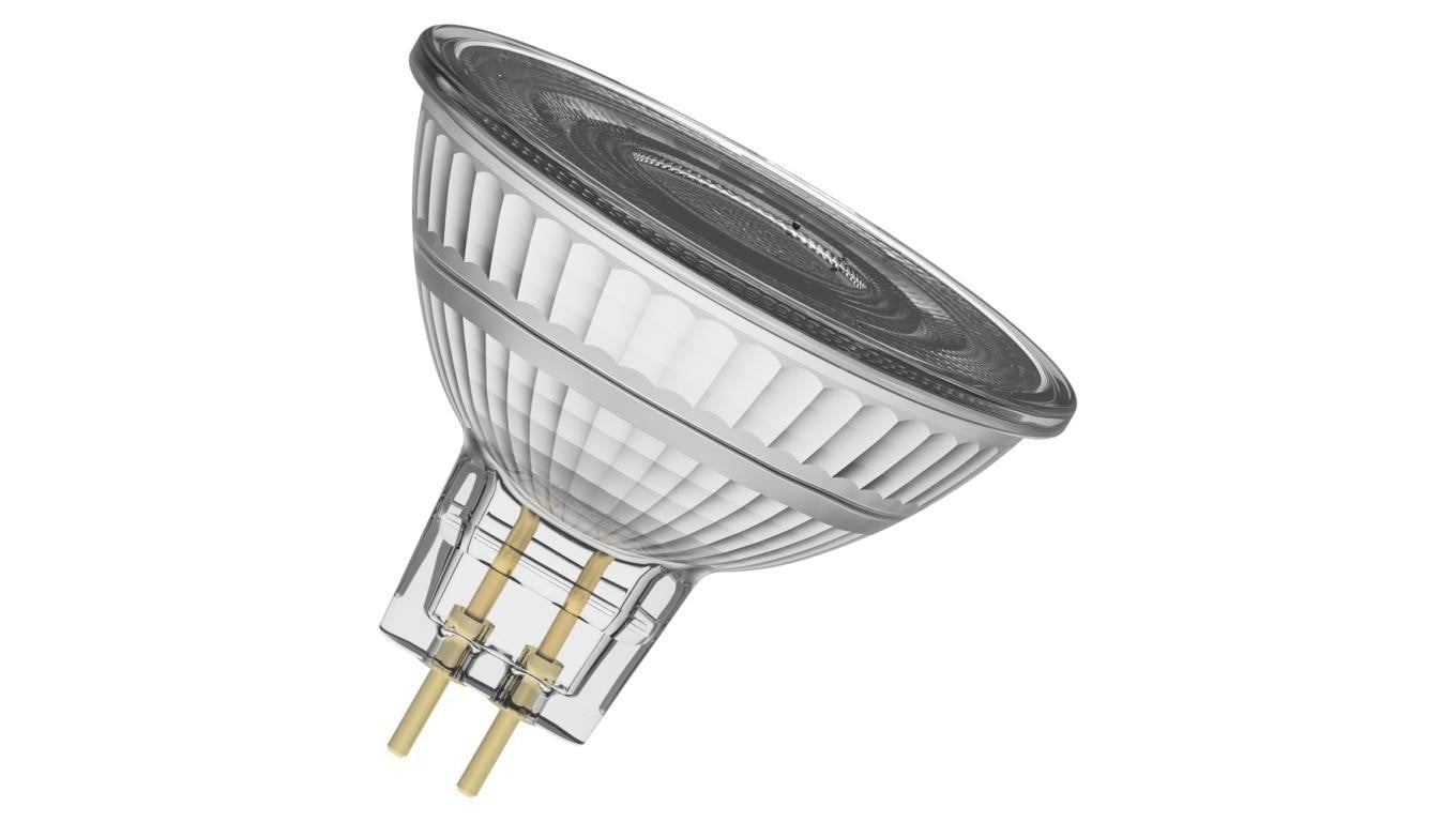 Żarówka LED OSRAM MR16 Reflektor GU5.3 5W zamiennik 35W 345lm 4000K Neutralna CRI90 12V 36 Ściemnialna Klasa G 4 Lata Gwarancji